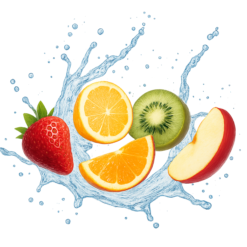 water spash for fruits