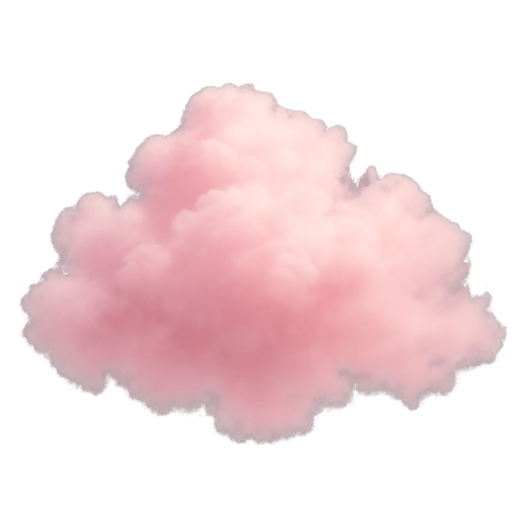 un nuage rose