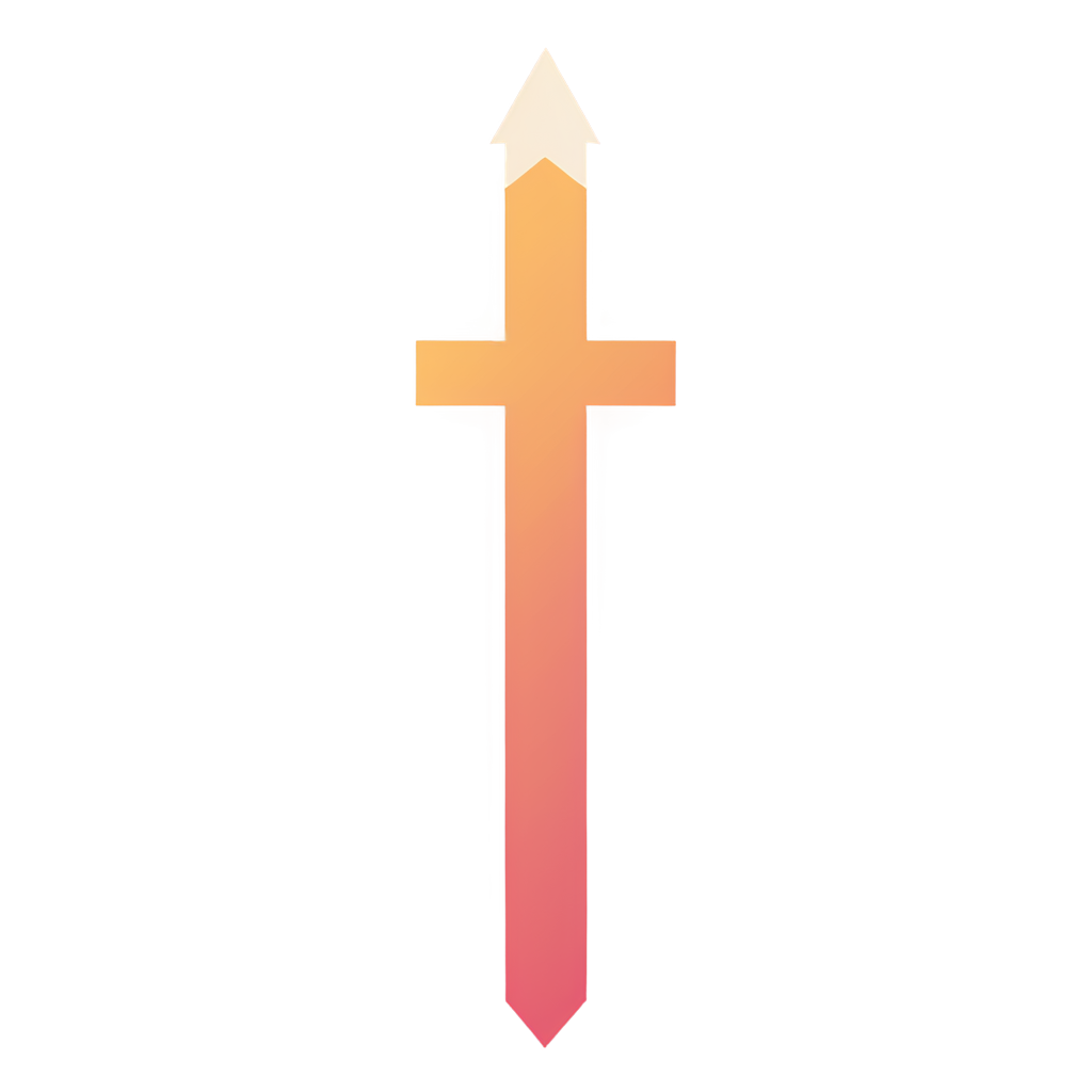 instagram like logo with same color palette that has a rising arrow chart in the midle