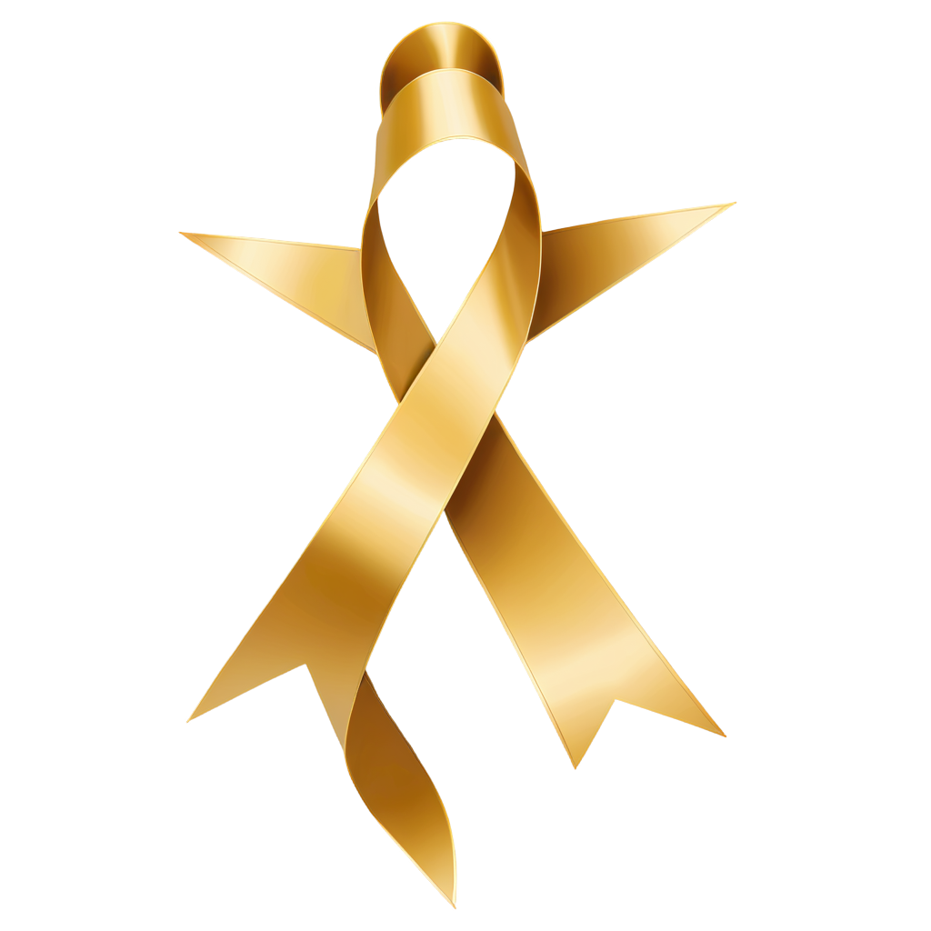 generate an image golden beautiful star left and right ribbon, image width 600px height 200px
