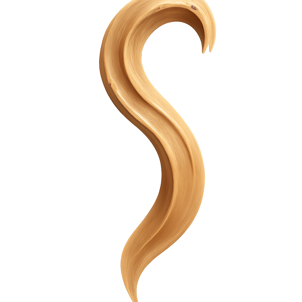 A realistic, smooth ribbon-like stroke of creamy peanut butter flowing gracefully in a thin, elegant curve, as if gently draped from above. The peanut butter should appear silky, creamy, and light, with subtle natural glossy highlights and soft texture details. The shape is long, fluid, and graceful, with gentle tapering edges that feel airy and refined rather than thick or heavy. Soft warm studio lighting to create a premium, cozy atmosphere. Include a soft, natural shadow beneath the peanut butter stroke from top to bottom to make it appear lightly resting on the label surface. No background, no container — transparent PNG. Centered composition, photorealistic detail, high-end artisanal food photography style.