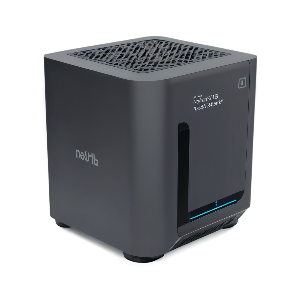 a nas device with a screen