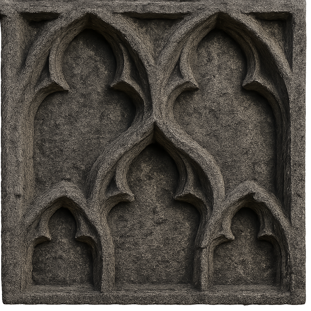 gothic stone material closeup