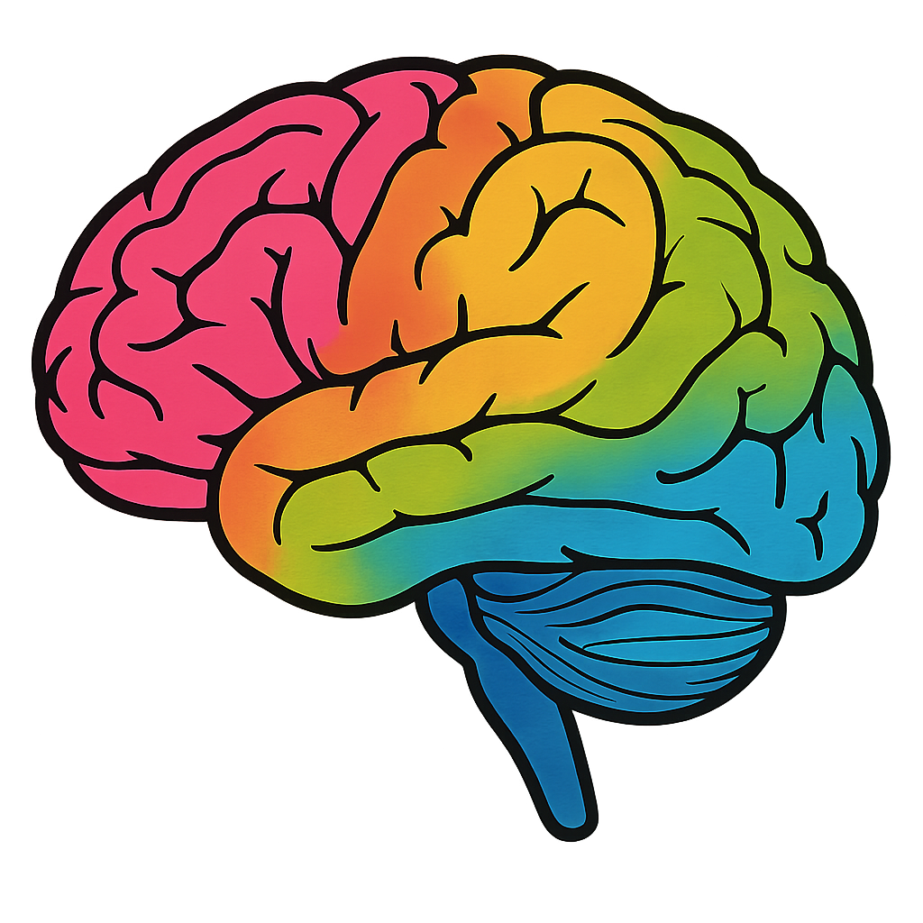 colourful brain