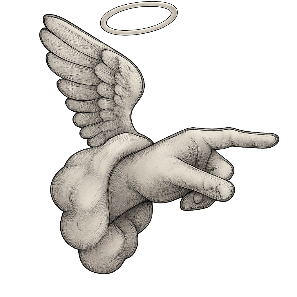 Create a angelic hand of God. Without Background, something I can use floating on a video to tell a story
