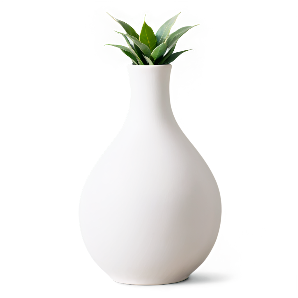 white clay ceramics high nesk vases