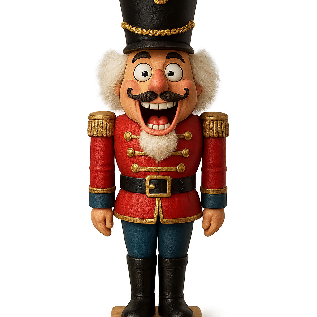 A NUTCRACKER FUNNY COMPLETE FIGUR