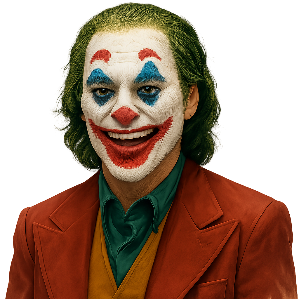 joker with happy