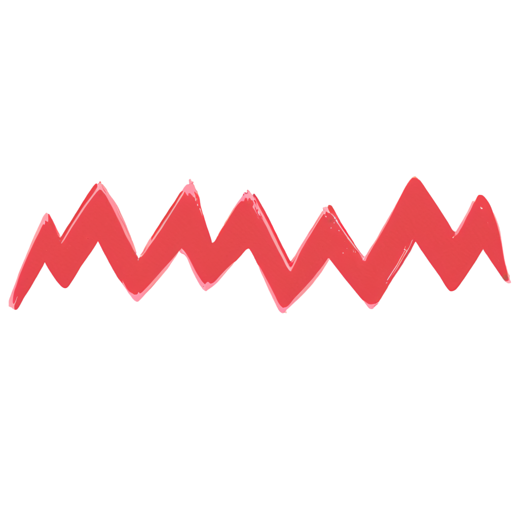 ONE LINE bold brush stroke with rough edges and organic zigzag shape, isolated on a transparent background.