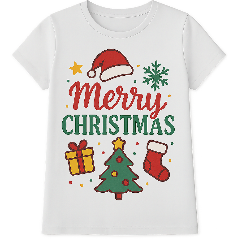 t shirt design based on Christmas for print on t shirt for teenage girls ,