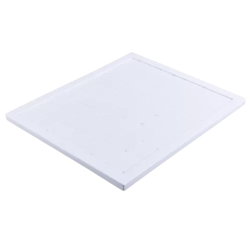 generate a checker game piece white top view