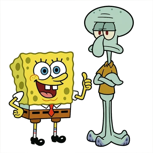 Spongebob and squidward