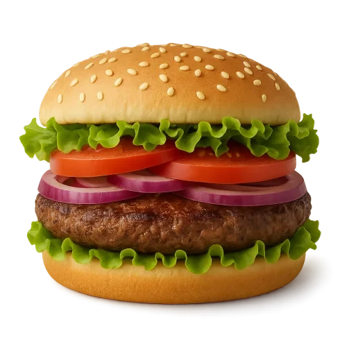 a hamburger