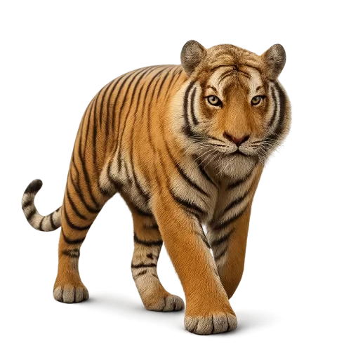 老虎，透明背景