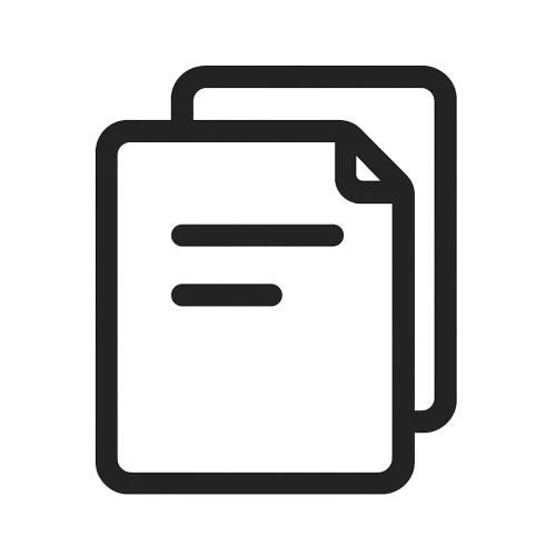 simple copy icon for game menu