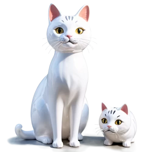 white caly cat ceramics high nesk vases