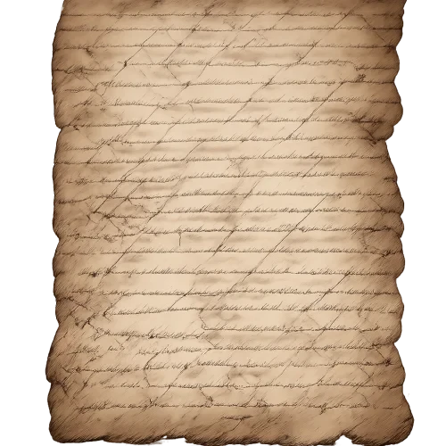 old handwriting on rustic paper