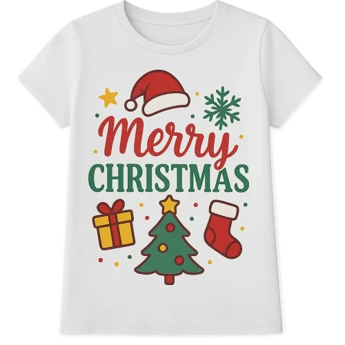 t shirt design based on Christmas for print on t shirt for teenage girls ,