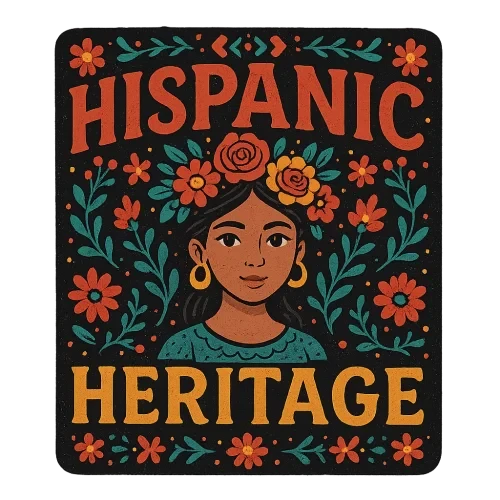 t shirt design based on Hispanic Heritage for print on t shirt for teenage girls