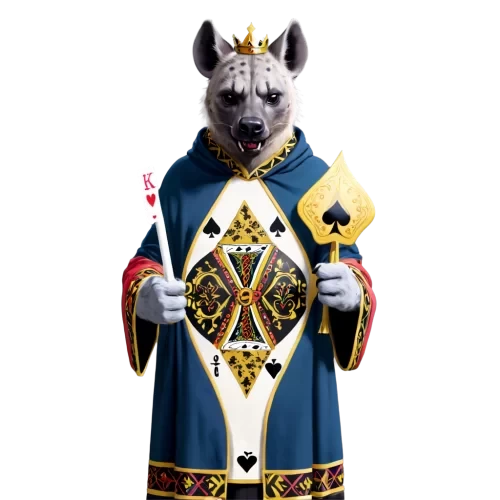 Hyena king of spades