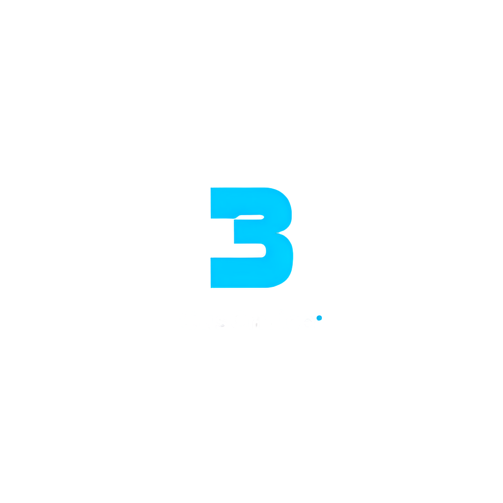 create logo IT services blue